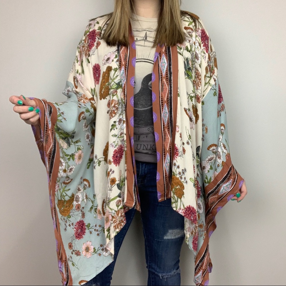 Flower Child Floral Kimono